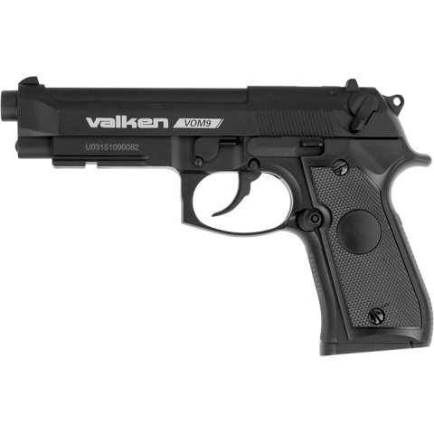 Valken Outdoor M9 CO2 Air Pistol Non-Blowback - BLACK