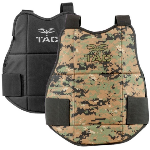 Valken V-Tac Reversible Chest Protector Pads - MARPAT/BLACK
