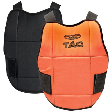 Valken V-Tac Reversible Chest Protector Pads - NEON ORANGE/BLACK