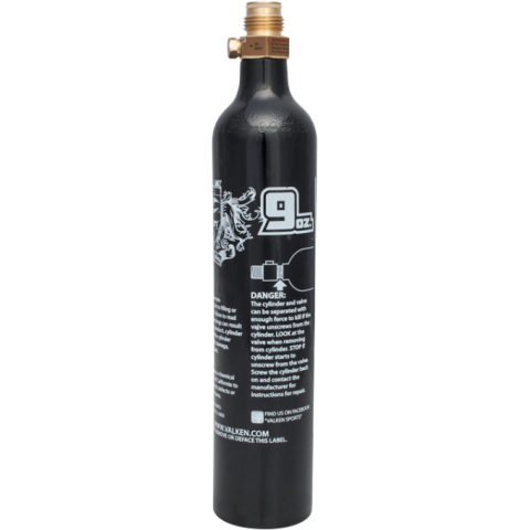 Valken CO2 Aluminum DOT-TC 9oz Cylinder Tank - 5 year hydro