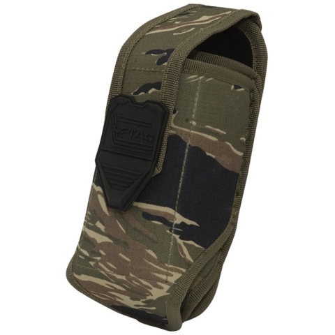 Valken V-TAC Tactical Gear Stacked 2-Mag Pouch - TIGER STRIPE
