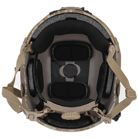 Lancer Tactical Maritime ABS Tactical Gear Helmet - DESERT DIGITAL - M/L