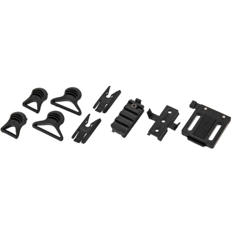 Lancer Tactical ACH Base Jump Tactical Gear Helmet - BLACK - M/L