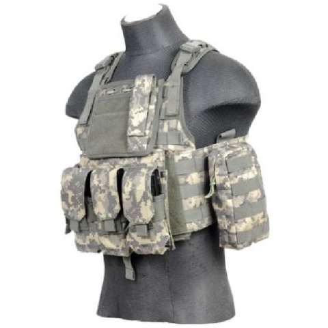Lancer Tactical CA-305A Gear Tactical Vest (Polyester) - ACU