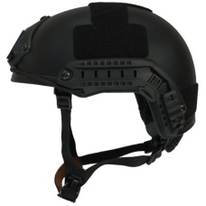Lancer Tactical MH Ballistic Type Tactical Gear Helmet - Black - L/XL