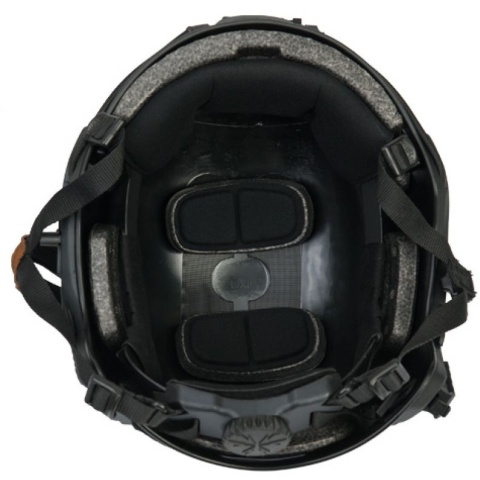 Lancer Tactical MH Ballistic Type Tactical Gear Helmet - Black - L/XL
