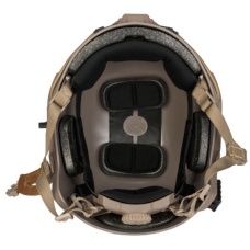 Lancer Tactical Ballistic High Cut XP Tactical Gear Helmet - DE - L/XL