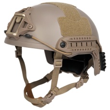 Lancer Tactical Ballistic High Cut XP Tactical Gear Helmet - DE - L/XL
