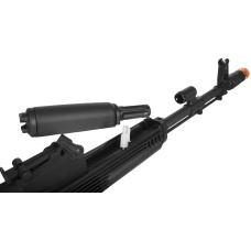KWA Airsoft AKR-74M AEG Electic Recoil ERG EBB Assault Rifle - BLACK