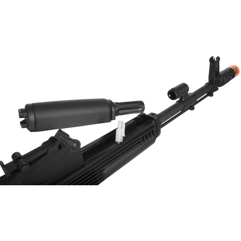 KWA Airsoft AKR-74M AEG Electic Recoil ERG EBB Assault Rifle - BLACK