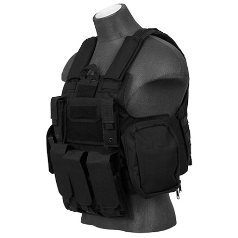Lancer Tactical Strike Tactical Apparel Vest [Medium] (Black)
