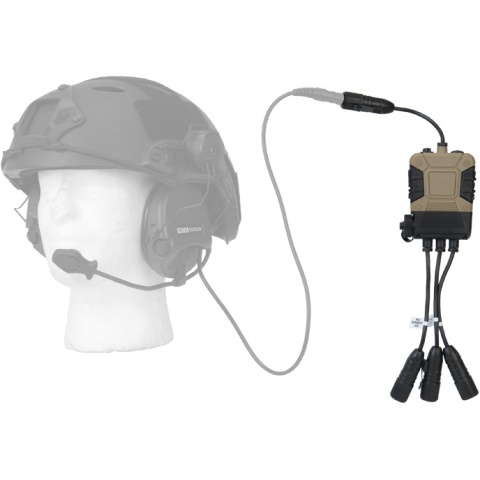 Lancer Tactical  Z4OPS Pro Push To Talk Lite Edition-1Pin