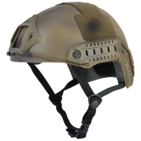 Lancer Tactical Fast Ballistic Type Gear Helmet - CUSTOM DARK EARTH