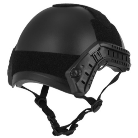 Lancer Tactical FAST Ballistic Type Tactical Gear Helmet - BLACK