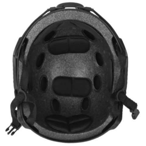 Lancer Tactical FAST Ballistic Type Tactical Gear Helmet - BLACK