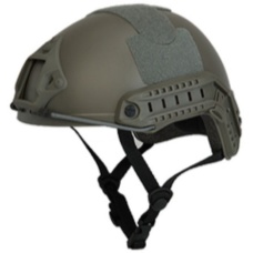 Lancer Tactical FAST Ballistic Type Gear Helmet - FOLIAGE GREEN