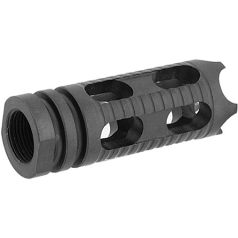 Lancer Tactical Phantom Airsoft Flash Hider w/ CCW 14mm Threading