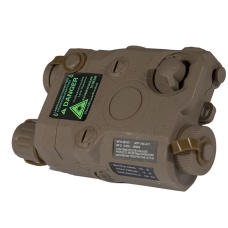 Lancer Tactical PEQ15 AEG Battery Box w/ Green Laser - DARK EARTH