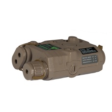 Lancer Tactical PEQ15 AEG Battery Box w/ Green Laser - DARK EARTH