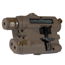 Lancer Tactical PEQ - 15 LA - 5 Green Laser - DARK EARTH w/ Battery case