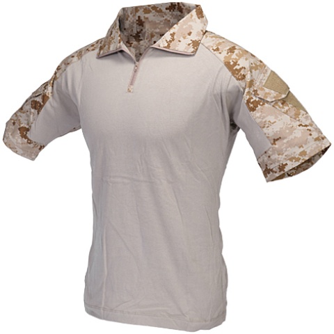 Lancer Tactical Combat Uniform BDU Shirt [Short Sleeve] - DIGITAL DESERT