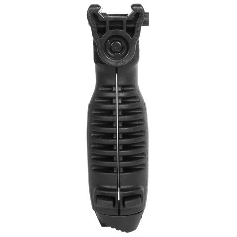 BattleAxe ACG Rapid Deploy Bipod Foregrip for Airsoft Rifles - BLACK