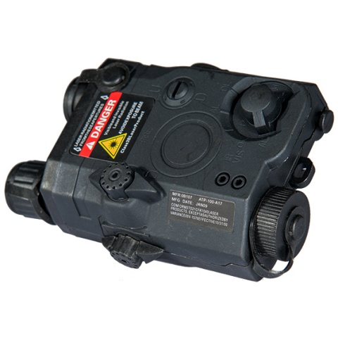 Lancer Tactical PEQ-15 LA - 5 Red Tactical laser - BK w/ Battery case