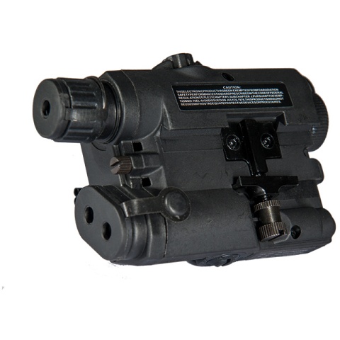 Lancer Tactical PEQ-15 LA - 5 Red Tactical laser - BK w/ Battery case