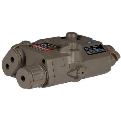 Lancer Tactical PEQ-15 LA - 5 Red Tactical Laser - FOLIAGE GREEN