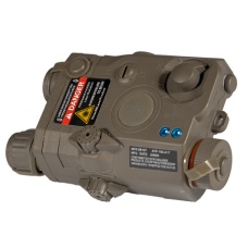 Lancer Tactical PEQ-15 LA - 5 Red Tactical Laser - FOLIAGE GREEN