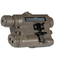 Lancer Tactical PEQ-15 LA - 5 Red Tactical Laser - FOLIAGE GREEN