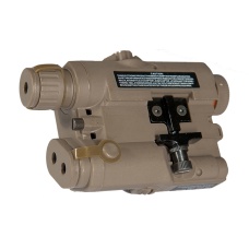 Lancer Tactical PEQ-15 LA - 5 Red Tactical laser - DE w/ Battery case