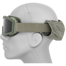 Lancer Tactical Airsoft Goggles  w/ 3 - Lens Kit - OLIVE DRAB GREEN