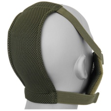 Black Bear Airsoft V8 Mesh Nylon Half Face Mask - OD GREEN