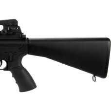 Well Airsoft M4 AEG Tactical RIS w Fixed Stock Carrying Handle - BLACK