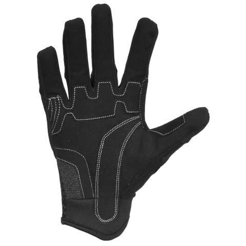 G-Force Airsoft Special Operations Gloves w/ Carbon Knuckles - BLACK