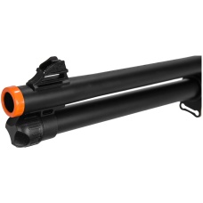 Airsoft Spring Powered Shotgun w/ Optics RIS Scope - WOOD