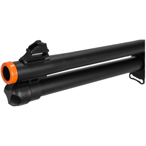 Airsoft Spring Powered Shotgun w/ Optics RIS Scope - WOOD