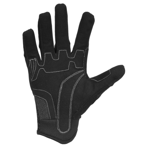 G-Force Airsoft XL Tactical Gloves w/ Carbon Knuckles - BLACK