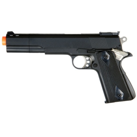 HFC Airsoft Gas M1911 Pistol Tactical Sidearm - BLACK