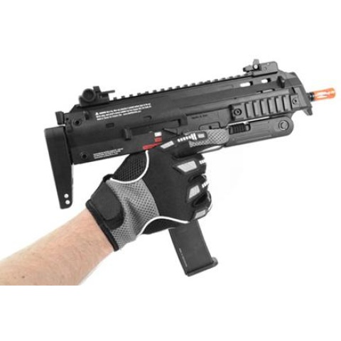G-Force Airsoft Tactical Large DELTA-SPEC Mesh Hybrid Gloves - BLACK