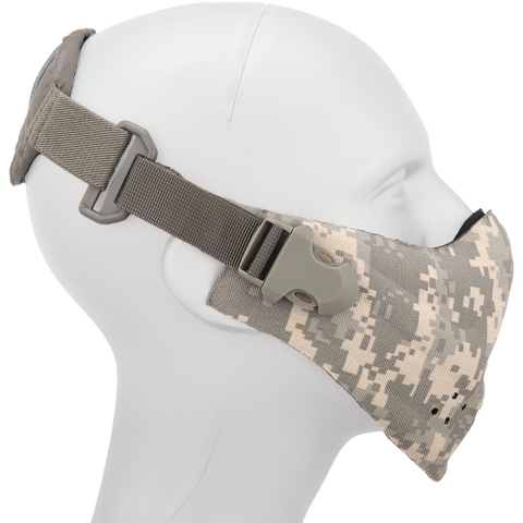 AMA Neoprene Airsoft Hard Foam Lower Face Mask - ACU