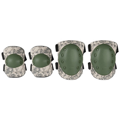 AMA Airsoft Knee and Elbow Protective Gear Set - ACU