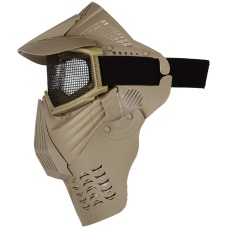 G-Force Complete Protection Wire Mesh Airsoft Face Mask - TAN