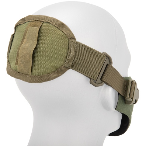 AMA Neoprene Airsoft Hard Foam Lower Face Mask - OLIVE DRAB GREEN
