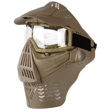 G-Force Complete Protection Modular Airsoft Face Mask w/ Clear Lens