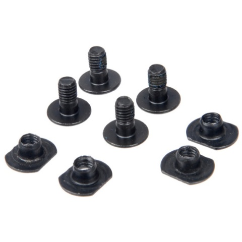 Lancer Tactical Airsoft Helmet 4 Piece Screw Set - (Black)