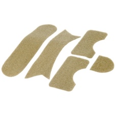 Lancer Tactical Airsoft Ballistic Helmet DIY Hook and Loop Sticker Kit -TAN