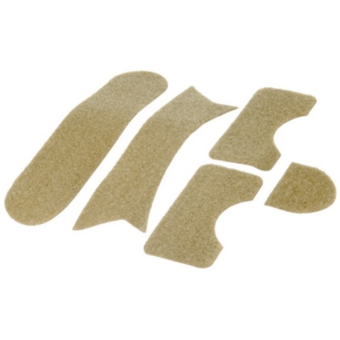 Lancer Tactical Airsoft Ballistic Helmet DIY Hook and Loop Sticker Kit -TAN