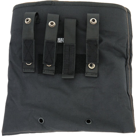 Lancer Tactical Airsoft Large Foldable Magazine Dump Pouch - BLACK